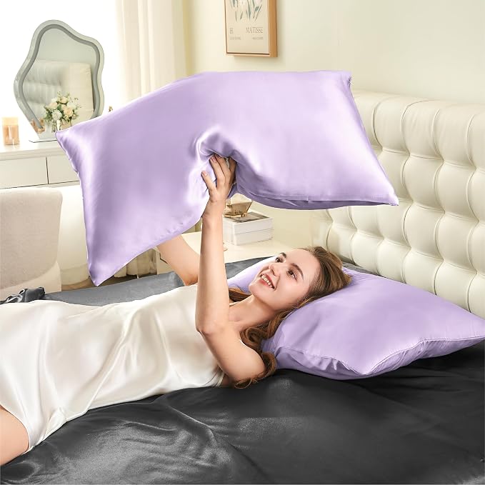INFIIXSO Mulberry Silk Pillow Case King Size, Silk Pillowcase - Image 7