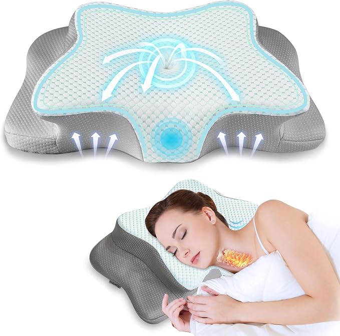 Pain Relief Cervical Pillow for Neck Support, Adjustable Ergonomic Pillow Cozy - Image 7