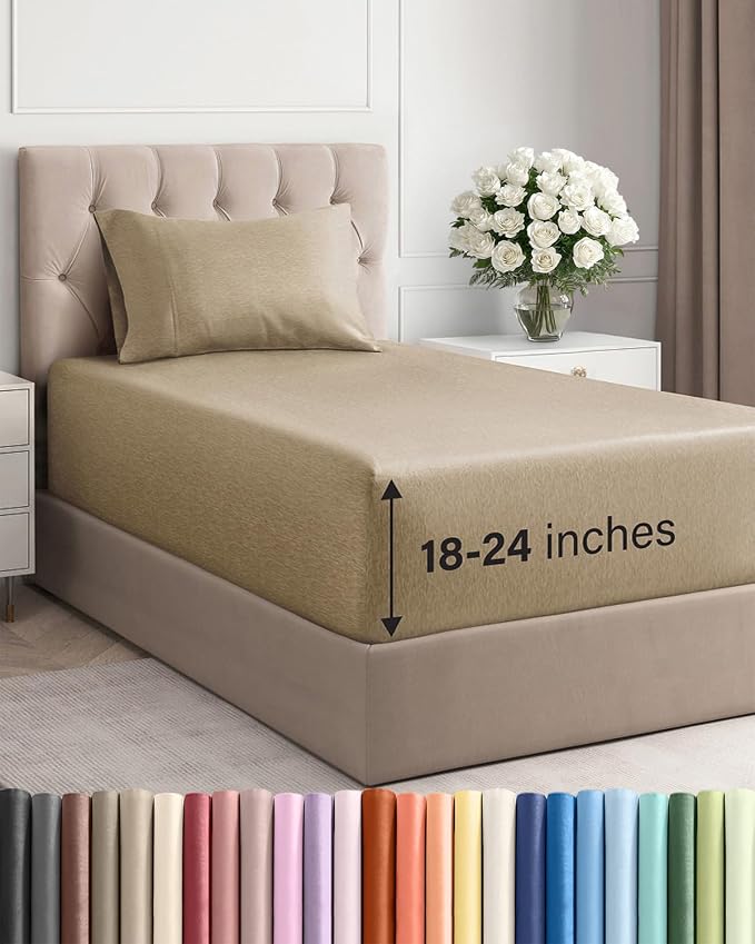 Extra Deep Twin Sheet Set by CGKUnlimited