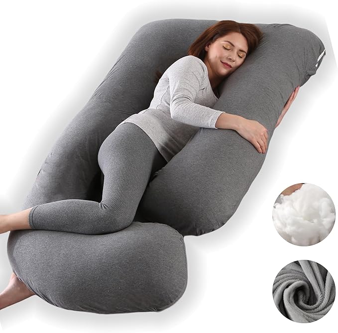 ALLOPERA Pregnancy Pillow, Full Body Maternity Pillow 57 inch, by Unknown