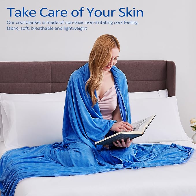 Topcee Cooling Blanket, Summer Cooling Blankets - Image 7
