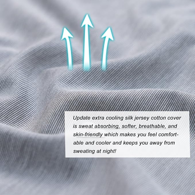 Meiz Pregnancy Pillow, Cooling Silky Pregnancy Pillows - Image 2