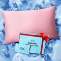 Ice Cooling Pillowcase for Hot Sleepers, Instantly Cool, Stays Cold All Night by Rifens