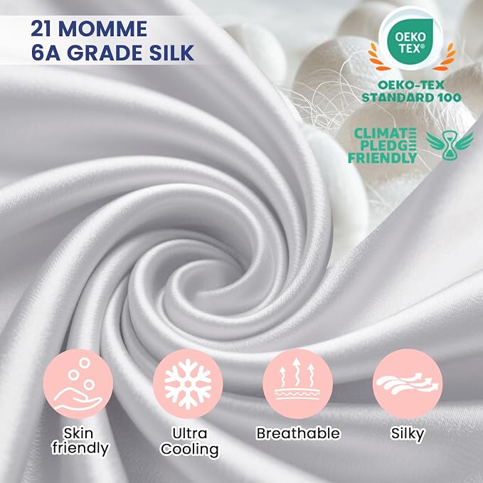 Ravmix 100% Silk Pillow Case - Image 4