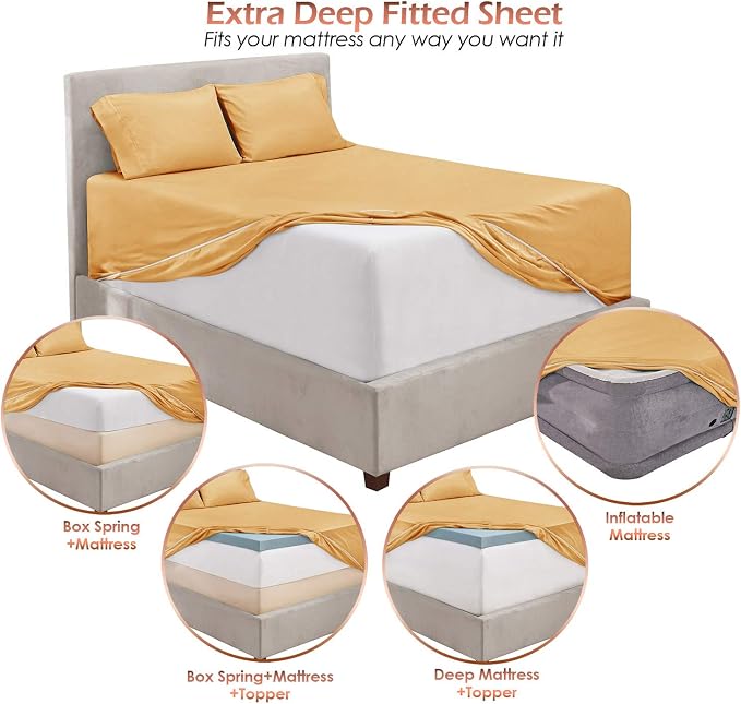 Hearth & Harbor Extra Deep Pocket Sheets - Image 6