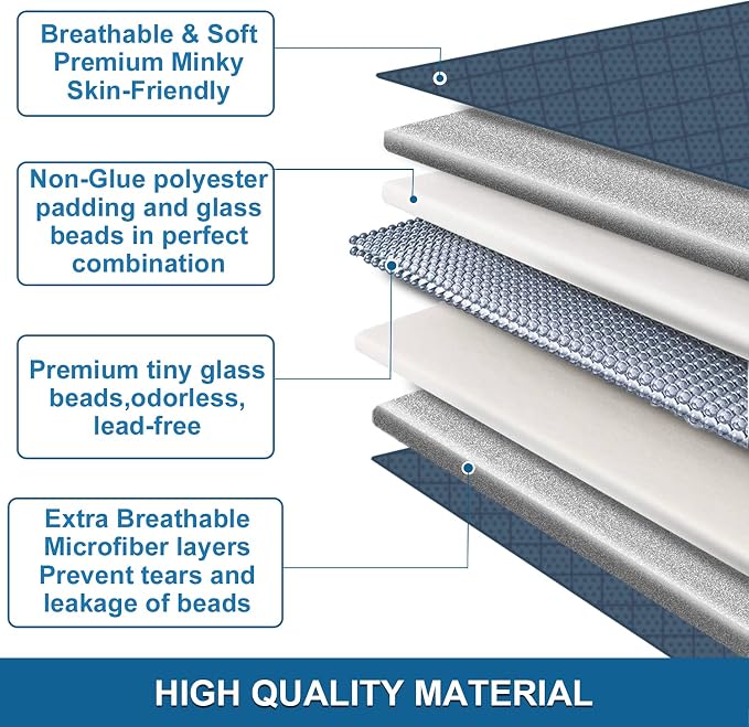 Huloo Sleep Weighted Blanket Queen 15lbs - Image 7