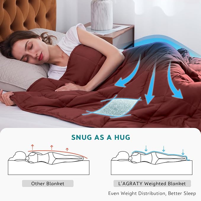 L'AGRATY Weighted Blanket - Image 3
