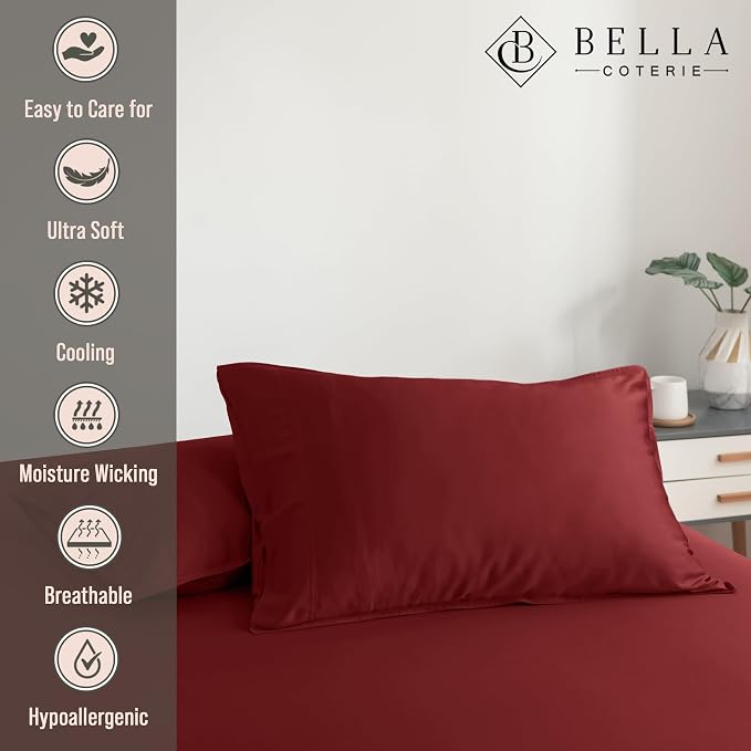 Bella Coterie | Luxury Queen Size Pillowcase Set | 100% Organically Grown - Image 2
