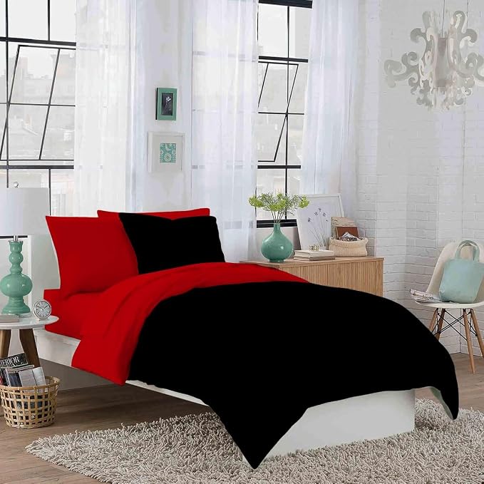 Knit Jersey 100% Cotton 2 Twin XL Fitted Bed Sheets Soft and Comfy - Image 7