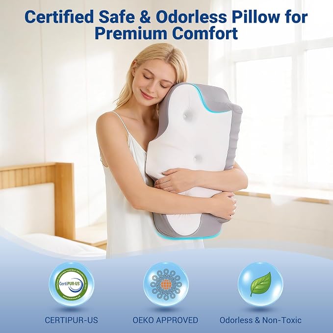 kingotto Cervical Neck Pillow for Pain Relief - Image 7