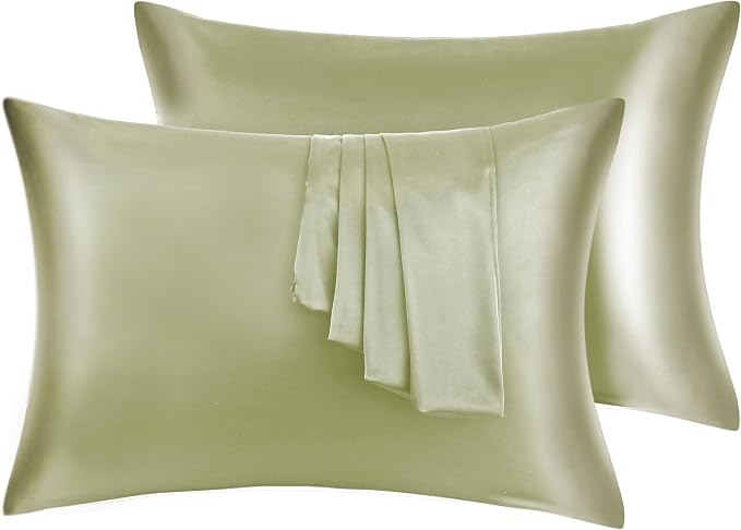 100% Silk Pillow Cases 2 Pack, Mulberry Silk Pillowcase by Victivic