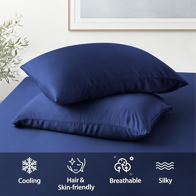 2 Pack Cooling Toddler Pillow Cases, Viscose Derived from Bamboo Small Pillow - Image 5