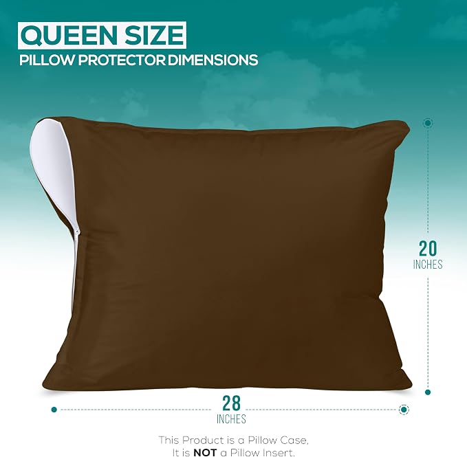 Utopia Bedding Premium 100% Waterproof Pillow Protectors - Image 2