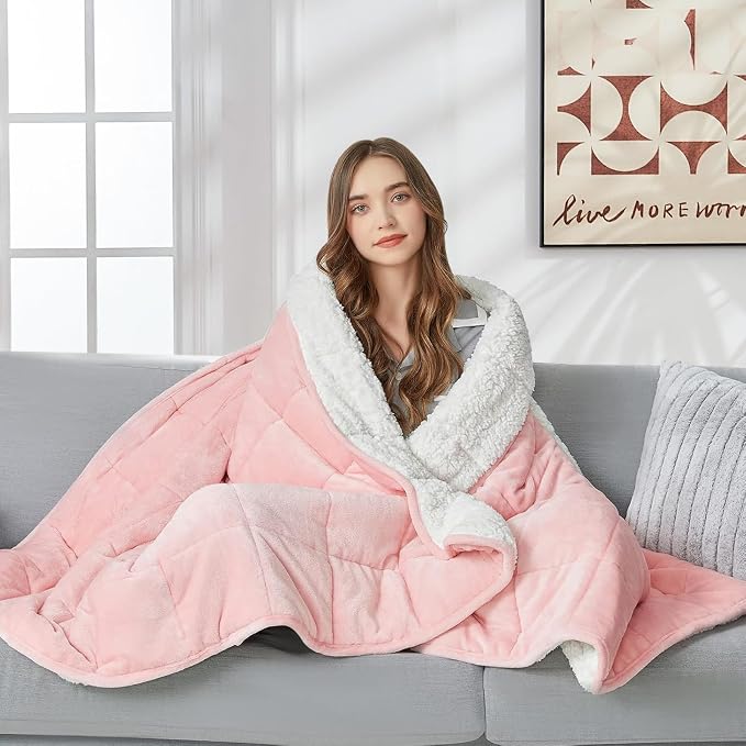 yescool Weighted Blanket for Adults Heavy Blanket for Sleeping Perfect for - Image 2