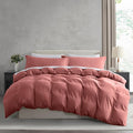 Nestl Pink Clay California King Duvet Cover Sets by Nestl