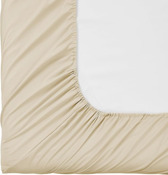 Twin Fitted Sheet Only with Full Elastic & Built in Corner Sheet Straps to - Image 5
