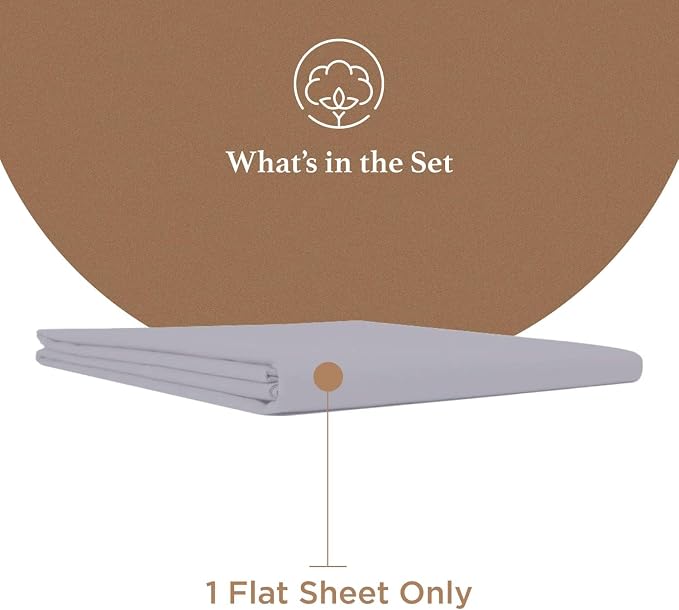 Good Sleep Bedding Queen Size Flat Sheet Only - Image 2