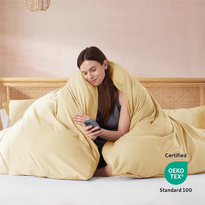 Nestl Camel Gold Duvet Cover King Size - Image 3
