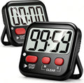 Antonki 2 Pack Digital Timer for Kids, Magnetic Countdown Kitchen Timers for by Antonki