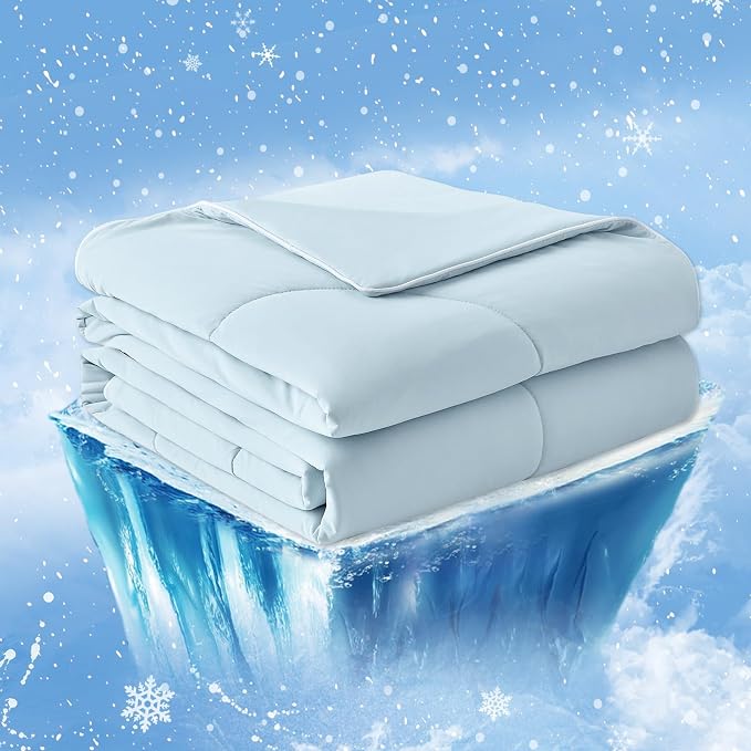 Cozy Bliss Cooling Comforter King XL Size, Cooling Blankets - Image 9