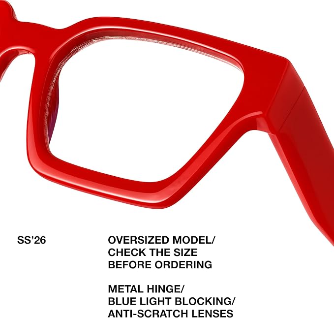 livho Oversized Eyewear Frame for Woman and Men - Image 3