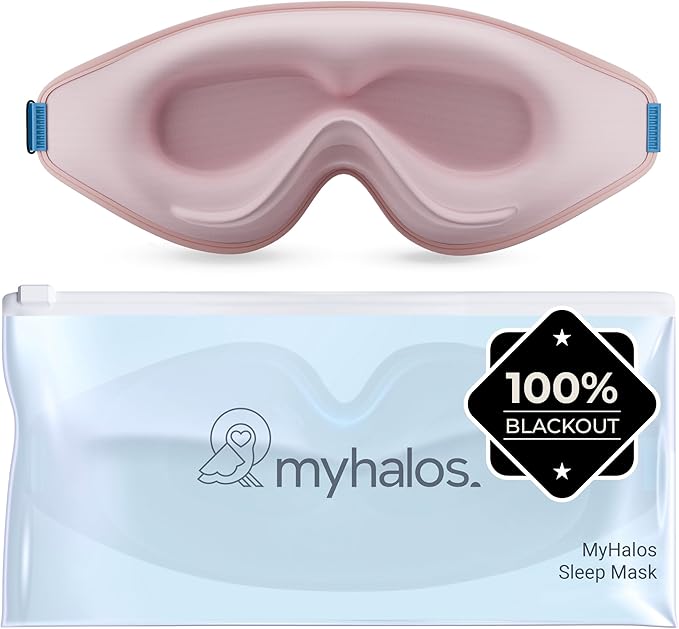 MyHalos® Sleep Mask – 3D Blackout Eye Mask by myhalos