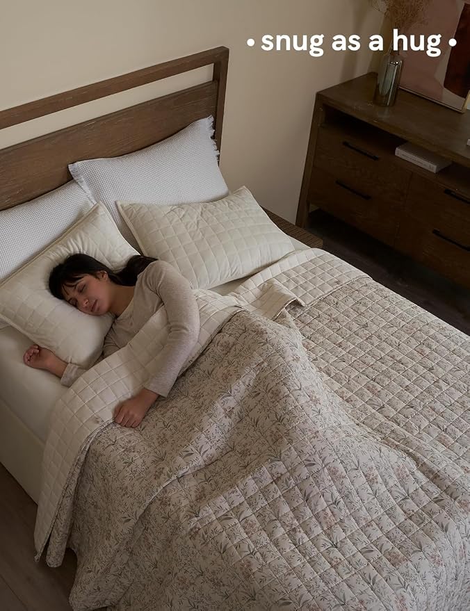 YnM 15lbs Weighted Blanket for Adults, Linen Heavy Bed Throw Blanket - Image 3