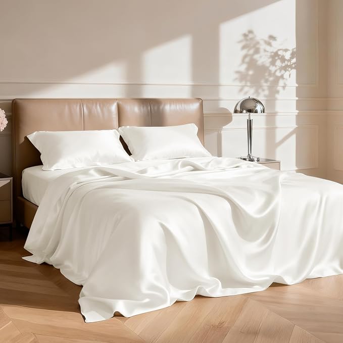 Love's cabin California King Satin Sheet Sets - Image 2