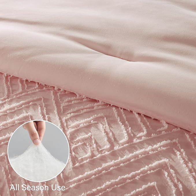 Zzlpp Twin Comforter Set 5 Pieces, All Season Boho Bedding Sets - Image 7