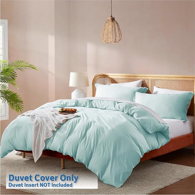 Nestl Light Blue Duvet Cover King Size - Image 2