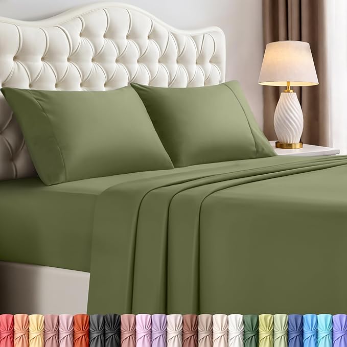 Utopia Bedding Full Size Sheet Set – 4 Piece Bed Sheets, Soft and Breathable by UTOPIABEDDING