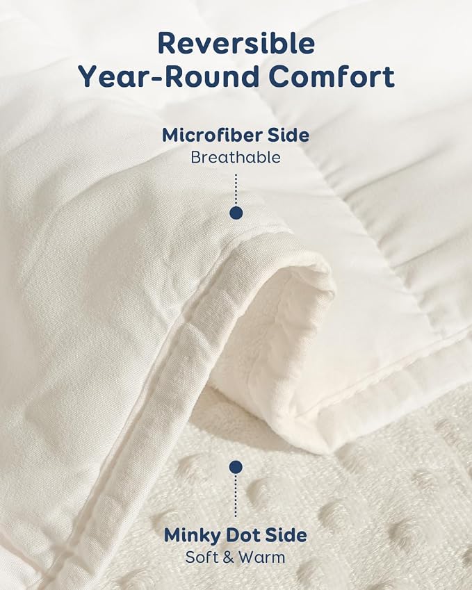 Kivik 20lbs Weighted Blanket for Adults, 20 Pounds Weight Washable Blankets - Image 3