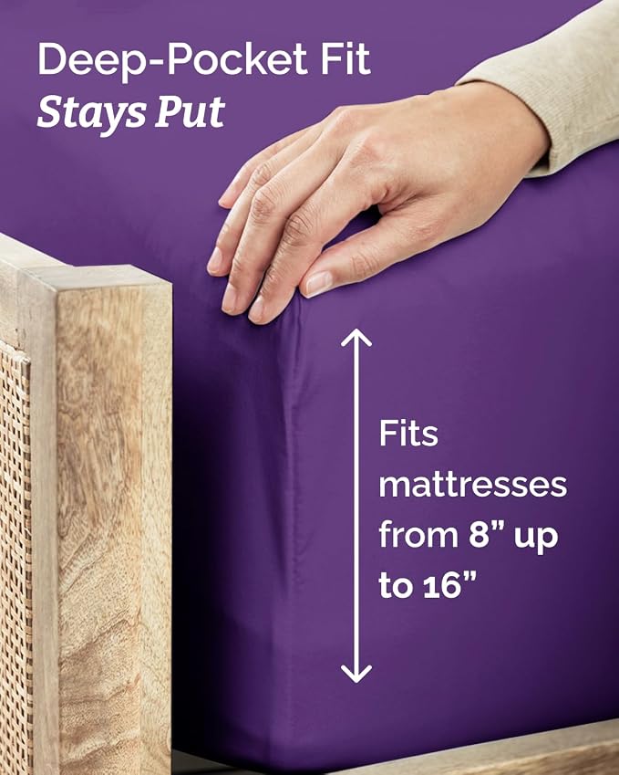 Twin XL Size 3 Piece Sheet Set - Image 4