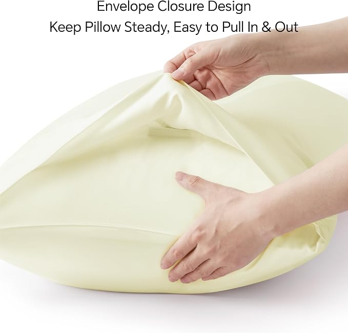 BEDELITE Body Pillow Cover, Rayon Made from Bamboo, Cooling Body Pillow - Image 6