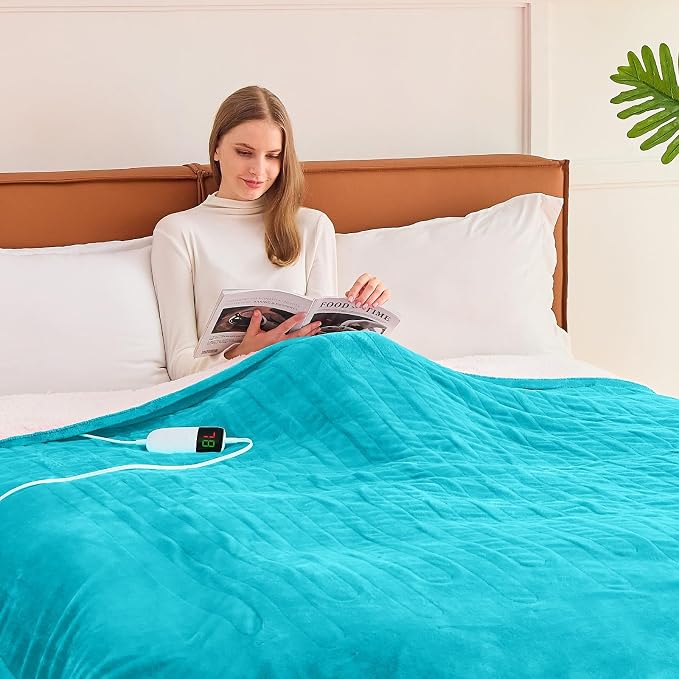BOMOVA Heated Electric Blanket Full Size by BOMOVA