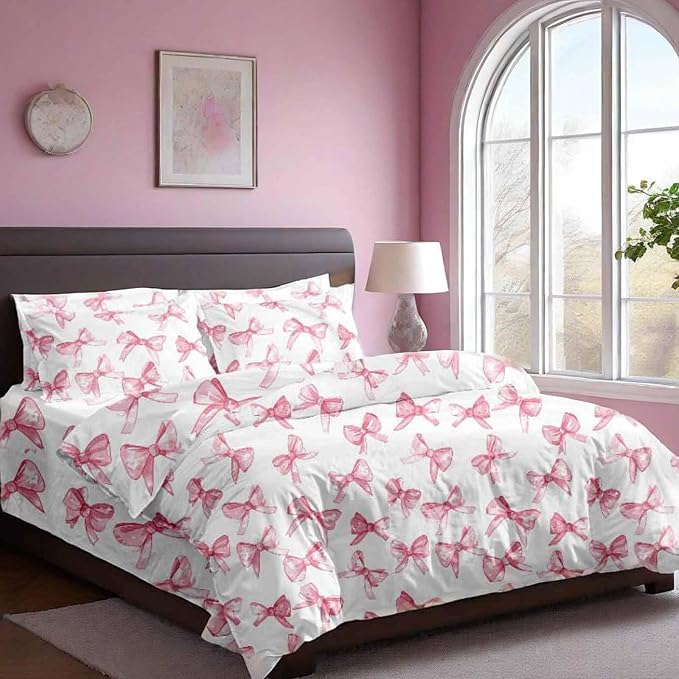 Nanko Full Size Comforter Set, Modern Romantic Bedroom Decor Bedding Sets in a - Image 3