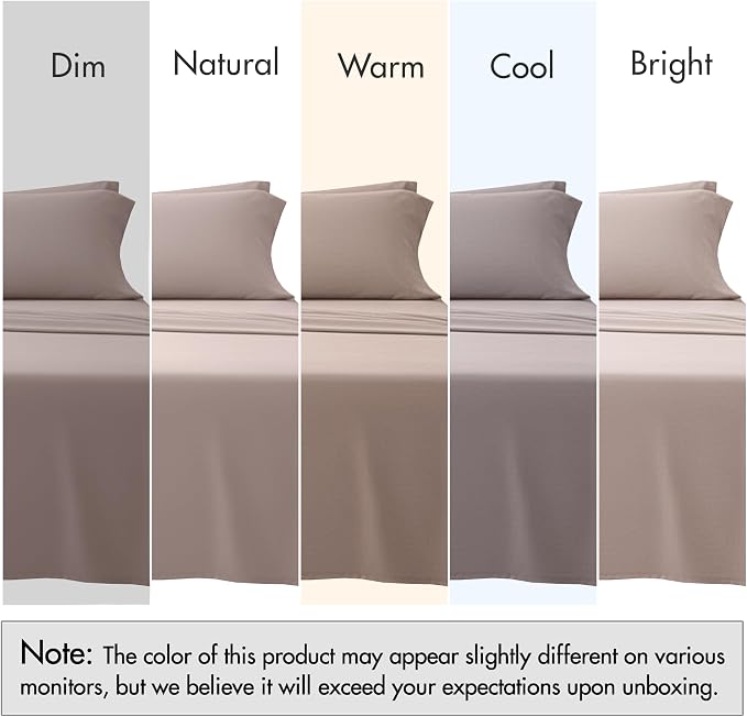 RUVANTI 100% Cotton Sheets – Queen Size Percale Bedding, Cooling & Breathable - Image 7