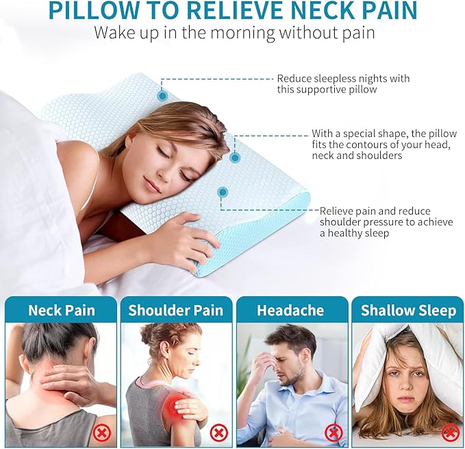 Memory Foam Pillows Neck Pillow Bed Pillow - Image 6