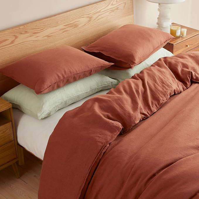 DAPU 100% Linen Duvet Cover Set - Image 5