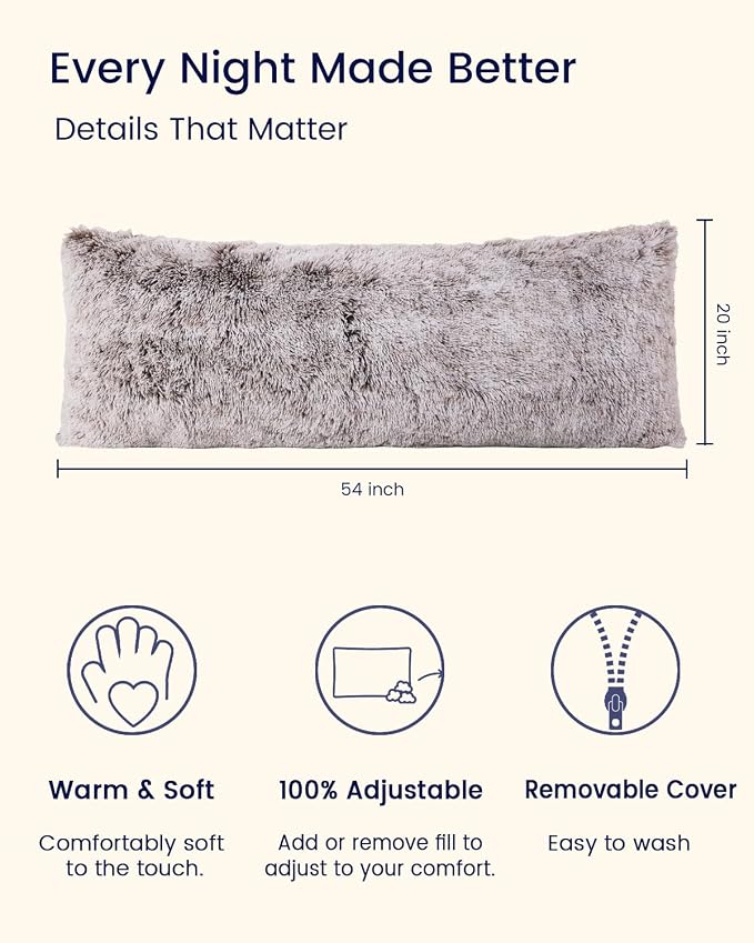 ZonLi Fluffy Body Pillow, Full Body Pillows - Image 5