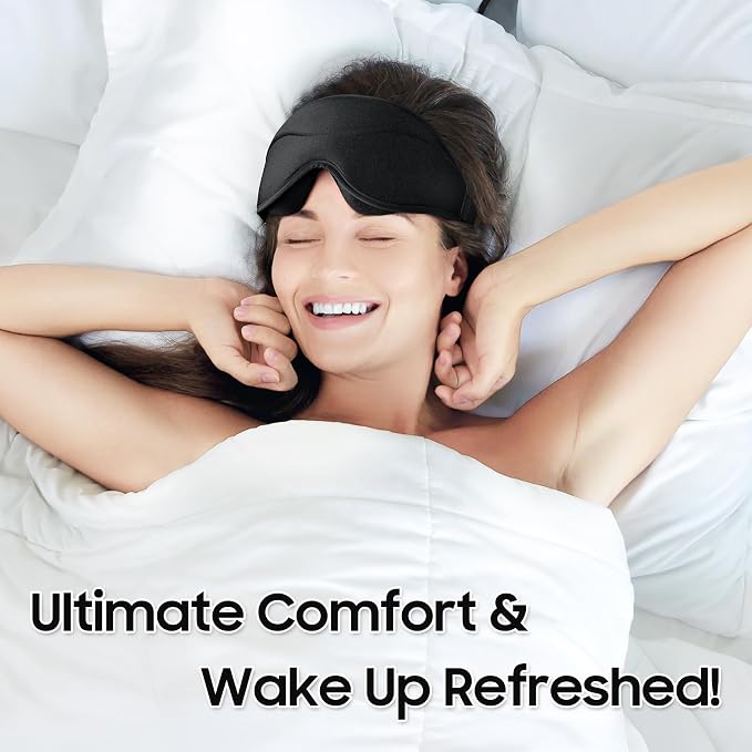 Sleep Mask - Total Blackout 3D Sleeping Mask, Super Lightweight & Silky Soft - Image 8