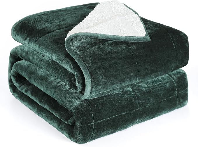 Alomidds Sherpa Fleece Weighted Blanket by Alomidds