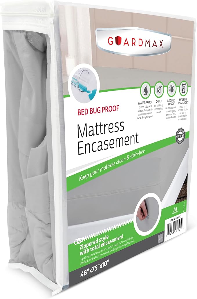 Guardmax Jersey Knitted RV Size Zippered Mattress Encasement by Guardmax