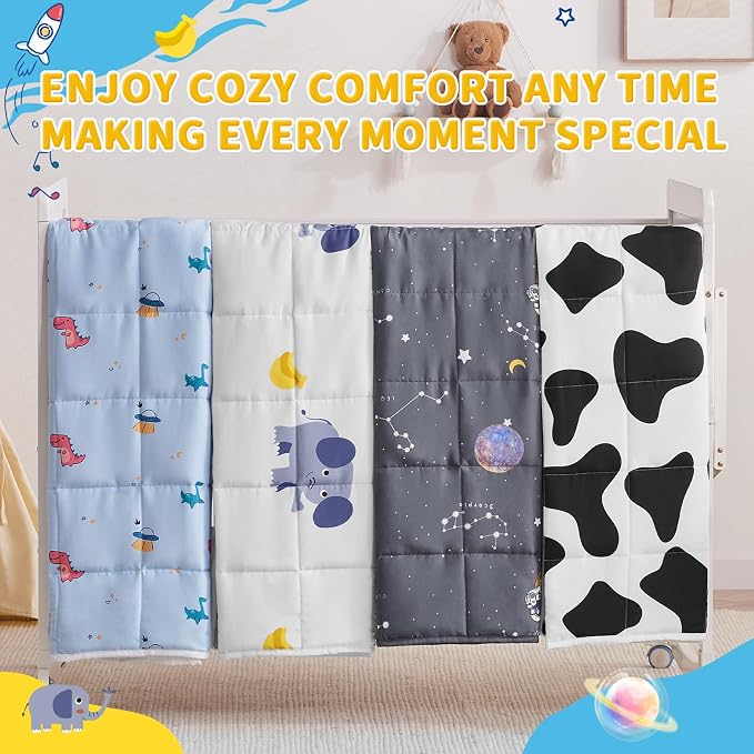 anfie Weighted Blanket Kids, Weighted Blanket Cooling Blanket - Image 8