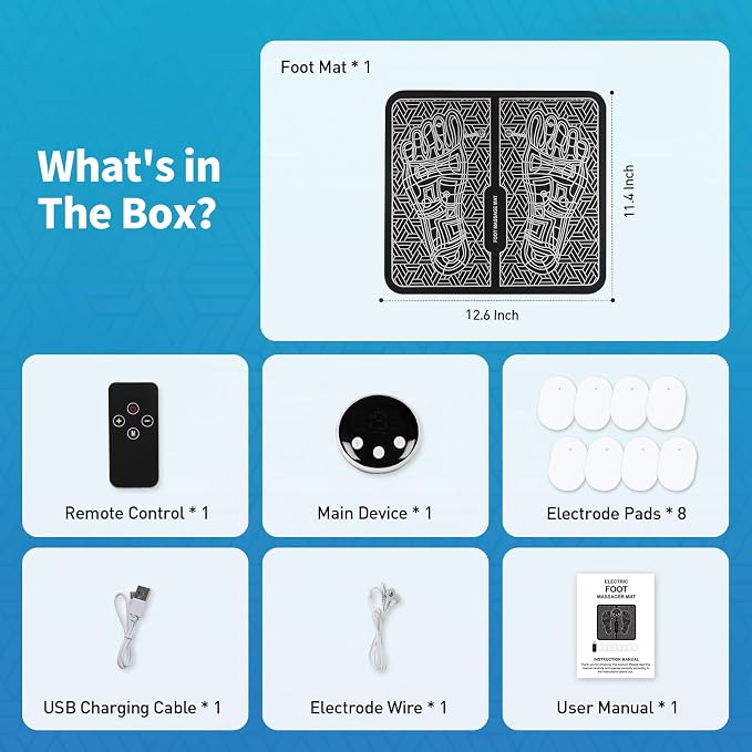 Phixnozar TENS & PMS, Transcutaneous Electronic Nerve Stimulator, EMS Foot - Image 9