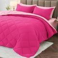 MUXHOMO 7 Pieces King Comforter Set, Reversible Bed in a Bag King Size by MUXHOMO