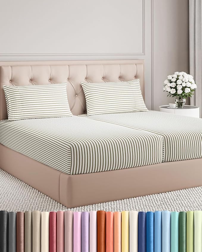 Split King Size 5 Piece Sheet Set by CGKUnlimited