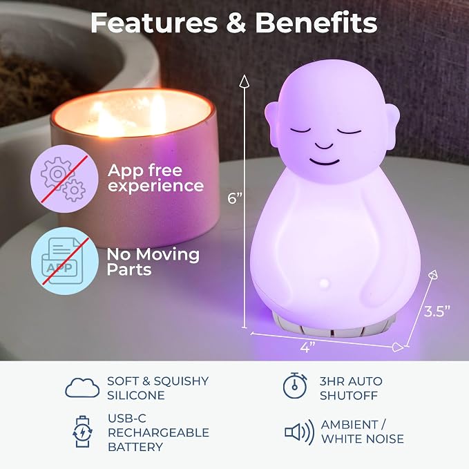 Mindsight 'Original Breathing Buddha' Guided Visual Meditation | 3 Modes to - Image 5