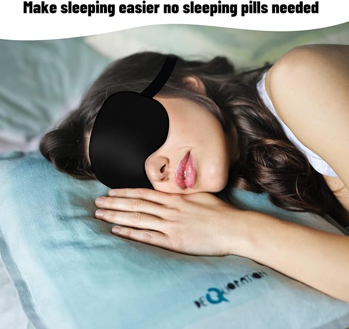 Sleep Mask, Silk Eye Mask for Sleeping - Image 5