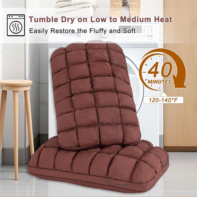 YOUR MOON Fluffy Support Bed Pillow Queen Size, Super Soft Premium Down - Image 6